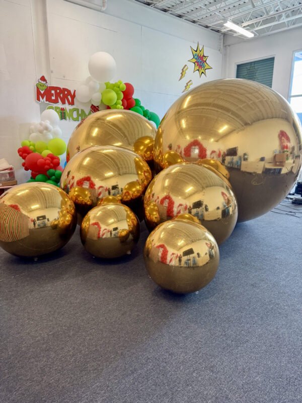 ESFERAS ESPEJADAS ORO